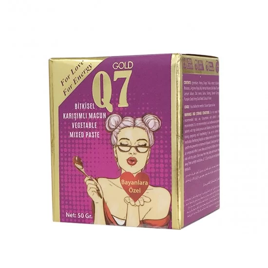 Turk Attar, Gold Q7 Chocolate Turkish Honey, Aphrodisiac Chocolate Paste, Women Frigidity